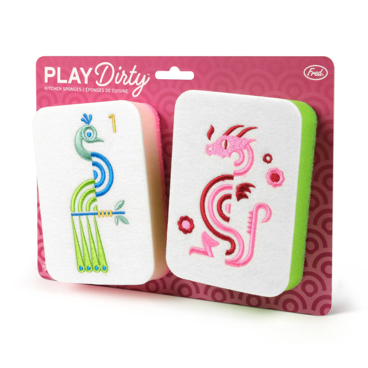 Mahjong Tile Kitchen Sponges - Set of 2