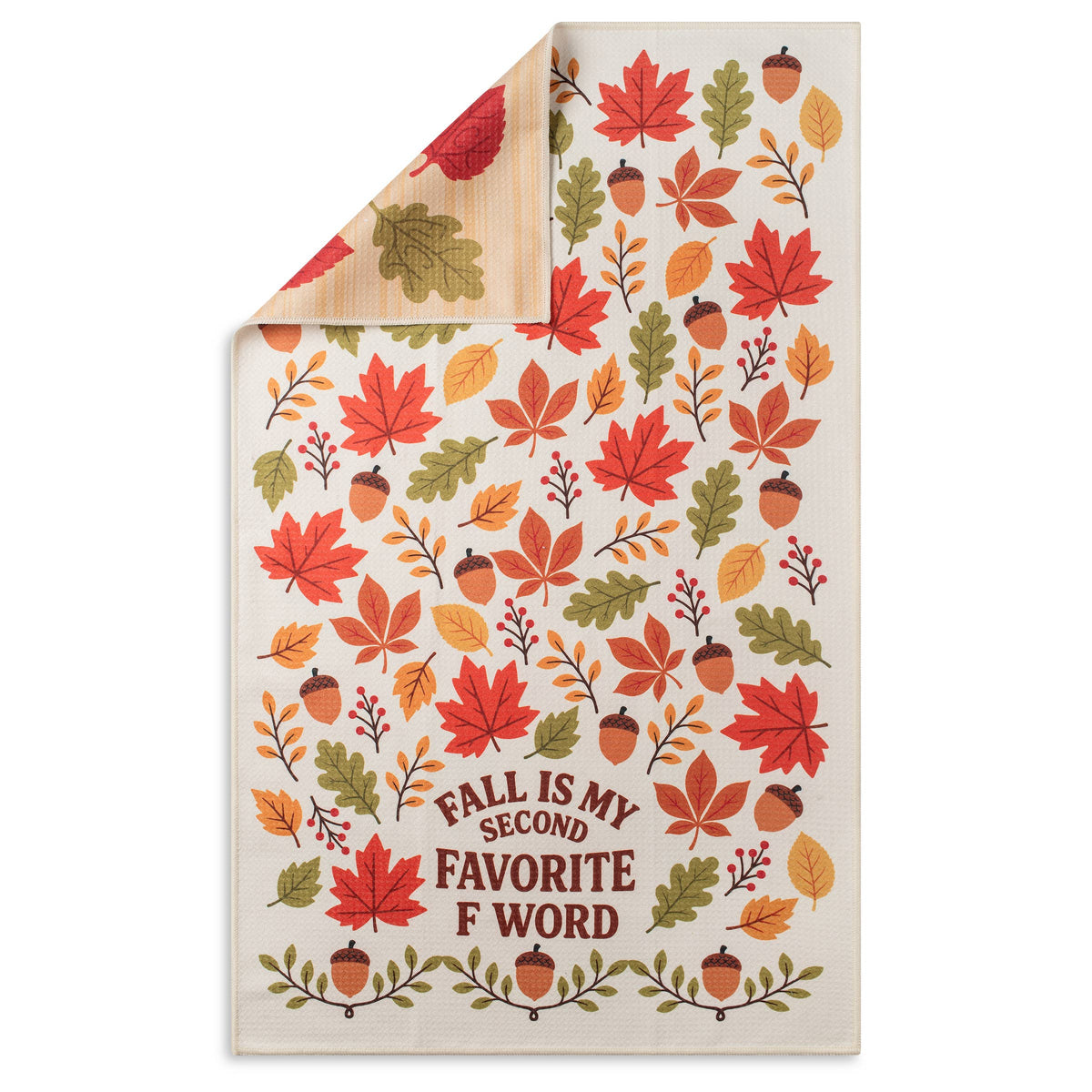 Fall Is My 2nd Favorite F-Word Microfiber Towel